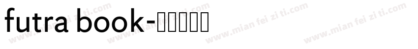 futra book字体转换